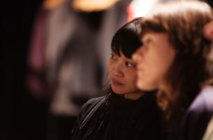 Image of Joyce Rosario observing the 2015 PuSh Assembly as an audience member