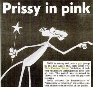 Prissy in pink - pink panther ad